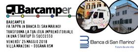 Barcamper fa tappa in Banca di San Marino!